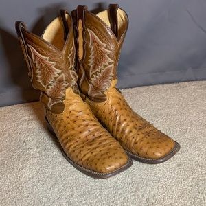 Tony Lama ostrich Cowboy boots